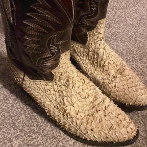 Dan Post Sea Bass cowboy boots.